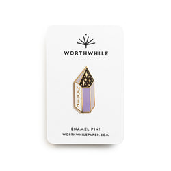 Magic Amethyst Crystal Enamel Pin