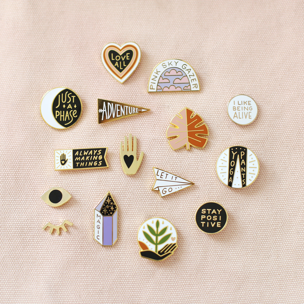 LOVE ALL Enamel Pin – Worthwhile Paper