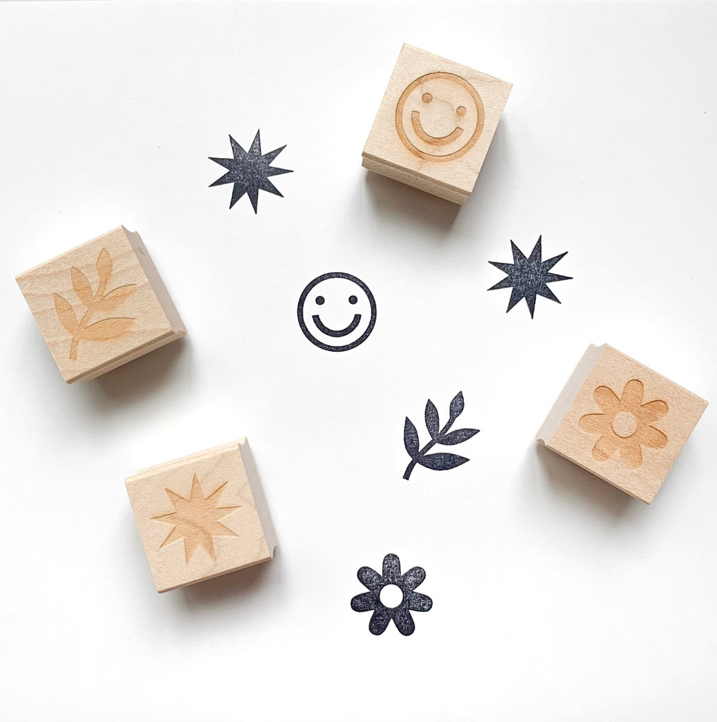Smiley Face Rubber Stamp – Worthwhile Paper