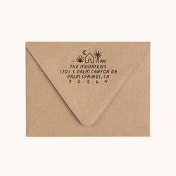 Custom Return Address Stamp - Palm