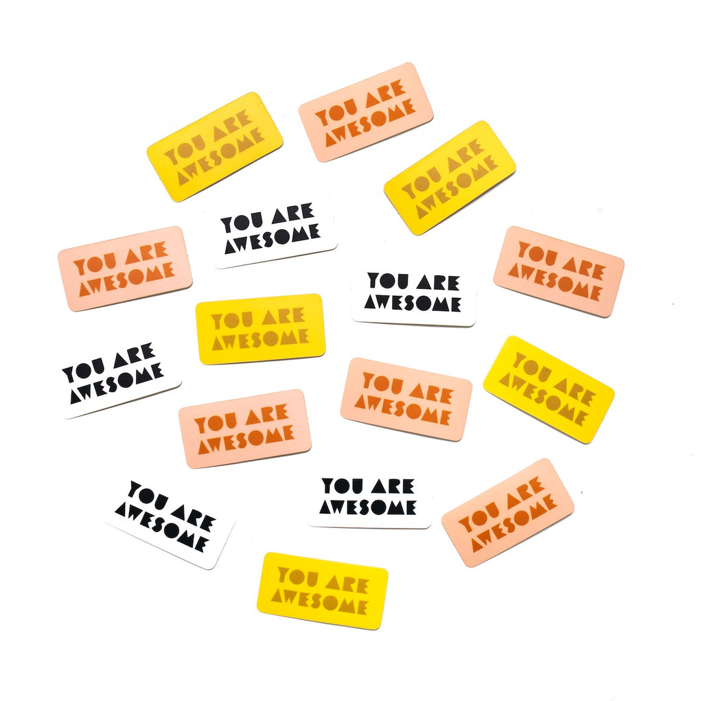 You Are Awesome Little Stickers - Pack of 15 – Worthwhile Paper