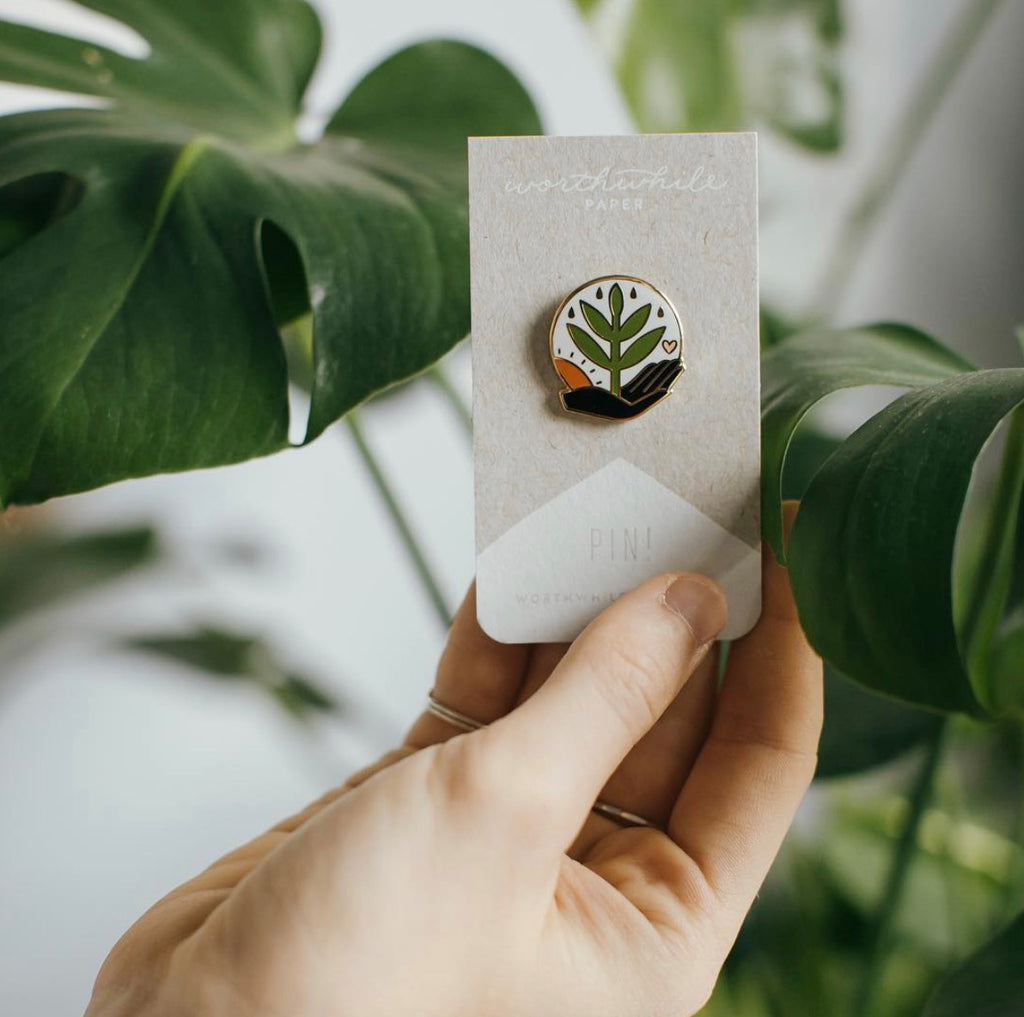 Plant Enamel Pin 