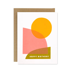 Birthday Hills Riso Printed Card