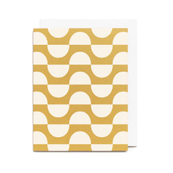 Horizon Checker Screen Printed Card