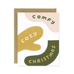 Comfy Cozy Christmas Screen Printed Card