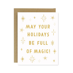 Holiday Magic Screen Printed Card