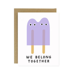Belong Together Popsicles Screen Printed Card
