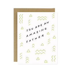 Amazing Father Riso Printed Card