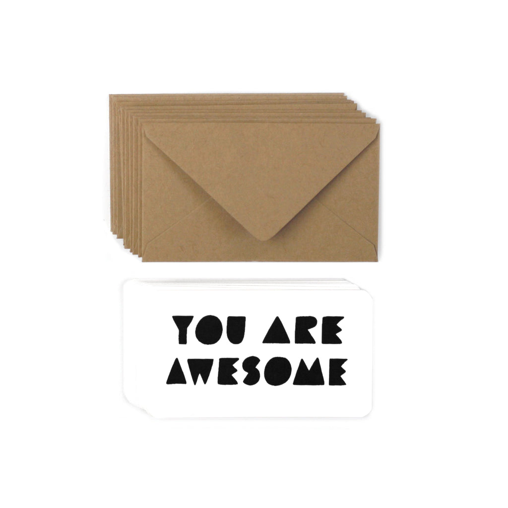 You Are Awesome Mini Note Set – Worthwhile Paper