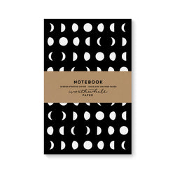 Moon Pattern Notebook