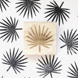 Palm Leaf Rubber Stamp