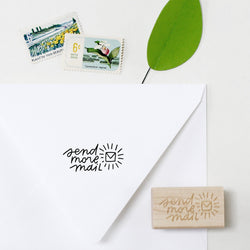 Send More Mail Rubber Stamp