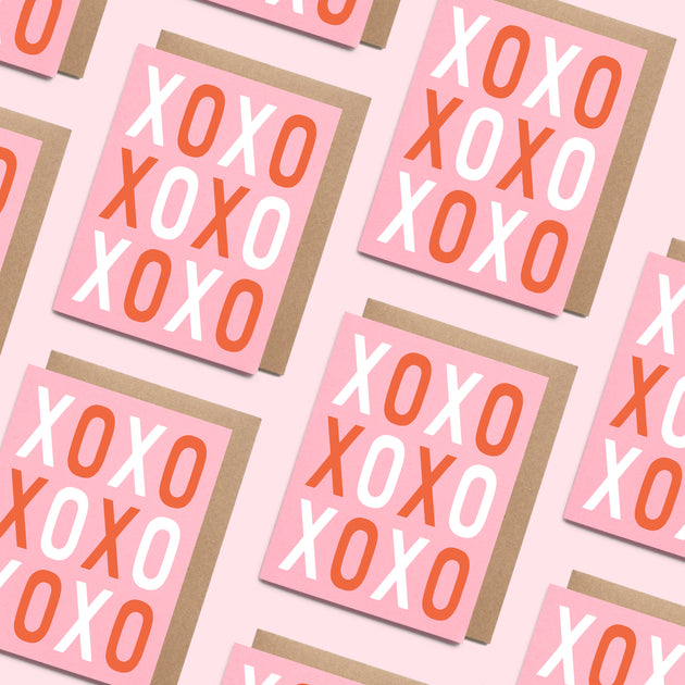 XOXO Valentine Card