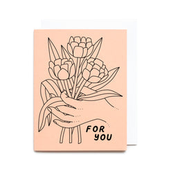 For You Flowers Card