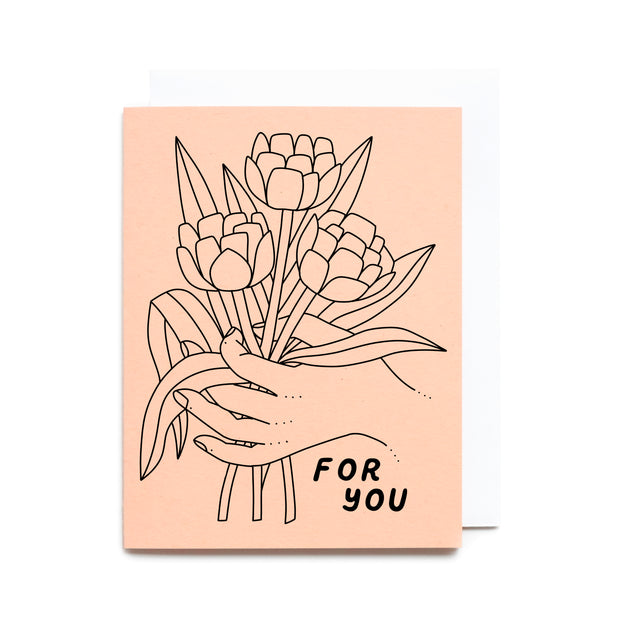 For You Flowers Card