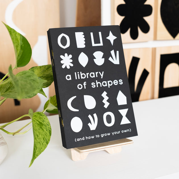 A Library of Shapes Risograph Zine
