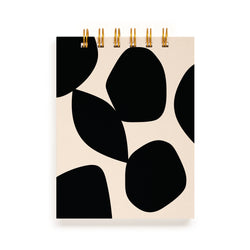 Charcoal Pebble Dotted Jotter Notebook