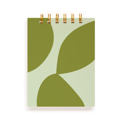 Moss Pebble Dotted Jotter