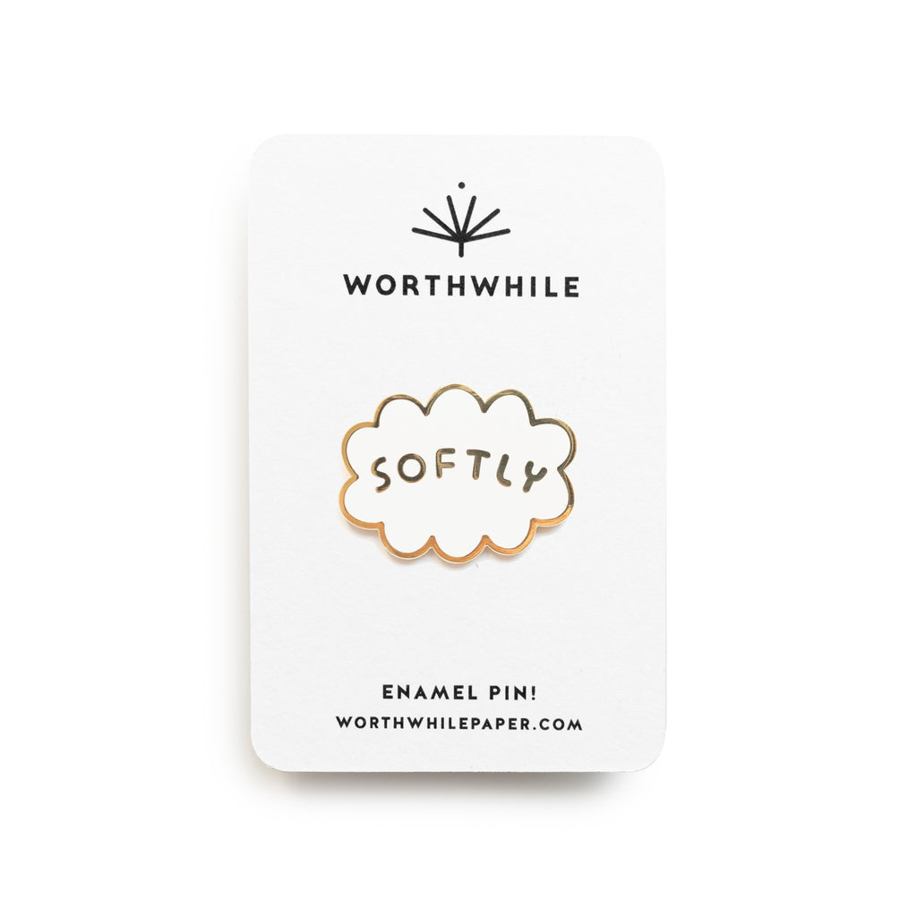 Softly Enamel Pin