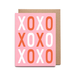 XOXO Valentine Card