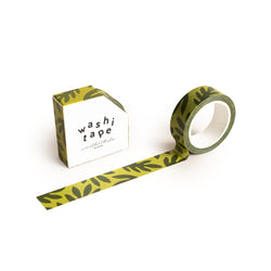 Lush leaves pattern washi tape