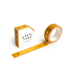Gold star pattern washi tape