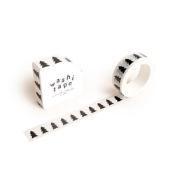 Holiday pine tree pattern washi tape