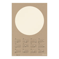 2025 Minimalist Moon Calendar - Neutrals