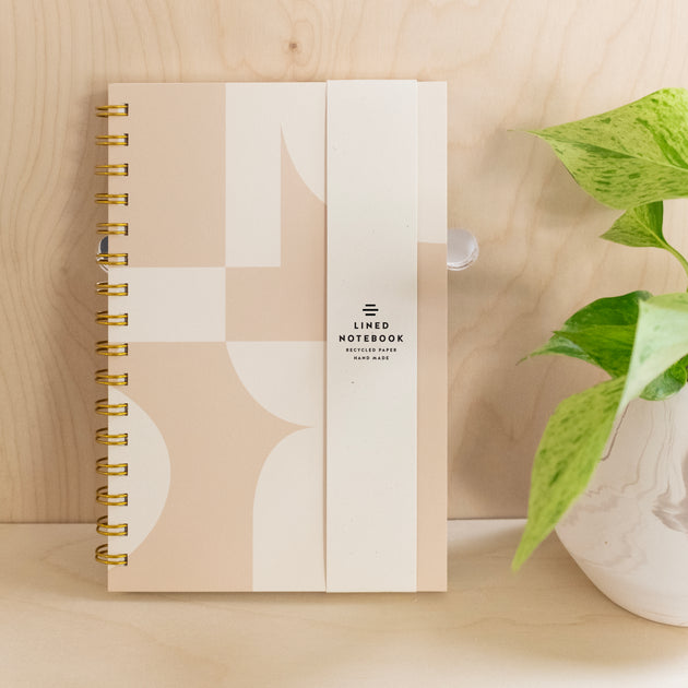 Form Geometry Lined Notebook