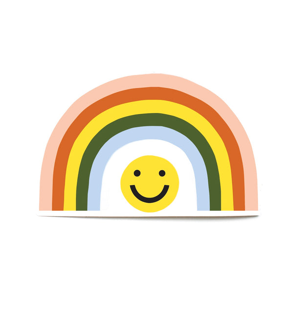 Smile Rainbow Die Cut Sticker