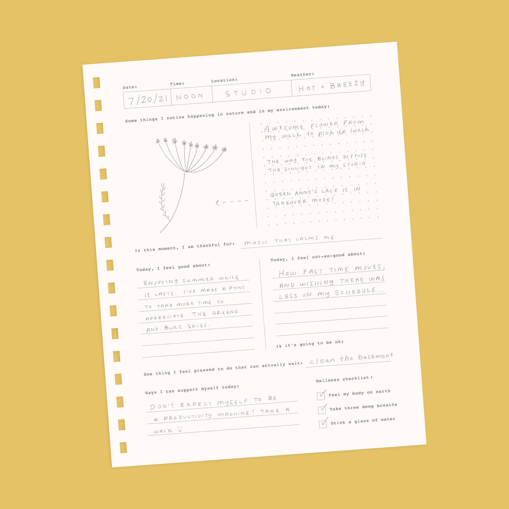 Slow Down Guided Journal – Worthwhile Paper