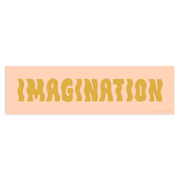Imagination Die Cut Sticker