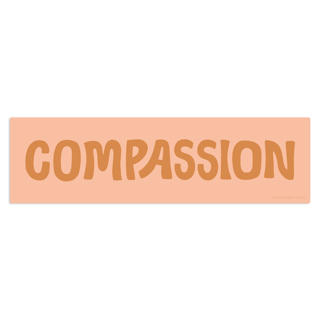 Compassion Die Cut Sticker