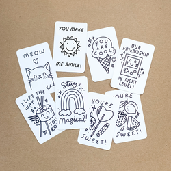 Download & Print: Color-In Valentines for Kids (and cute adults!)