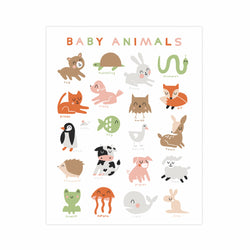 Baby Animals 11x14 Screen Print