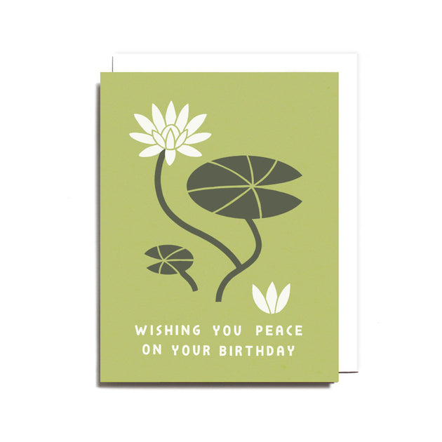 Peace On Your Birthday Card