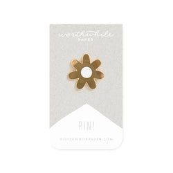 Daisy Enamel Pin