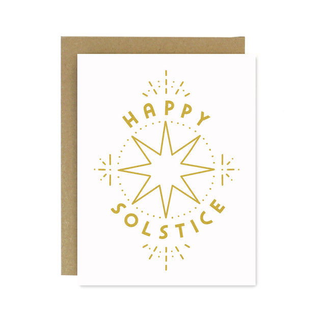 Happy Solstice Wheel Card