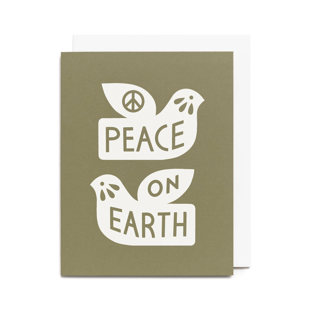 Peace on Earth Holiday Card – Worthwhile Paper