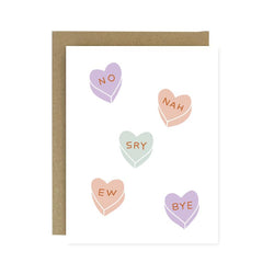 Rejection Hearts Card