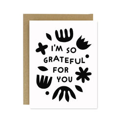 So Grateful For You Card