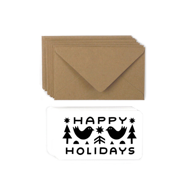 Happy Holidays Mini Note Set