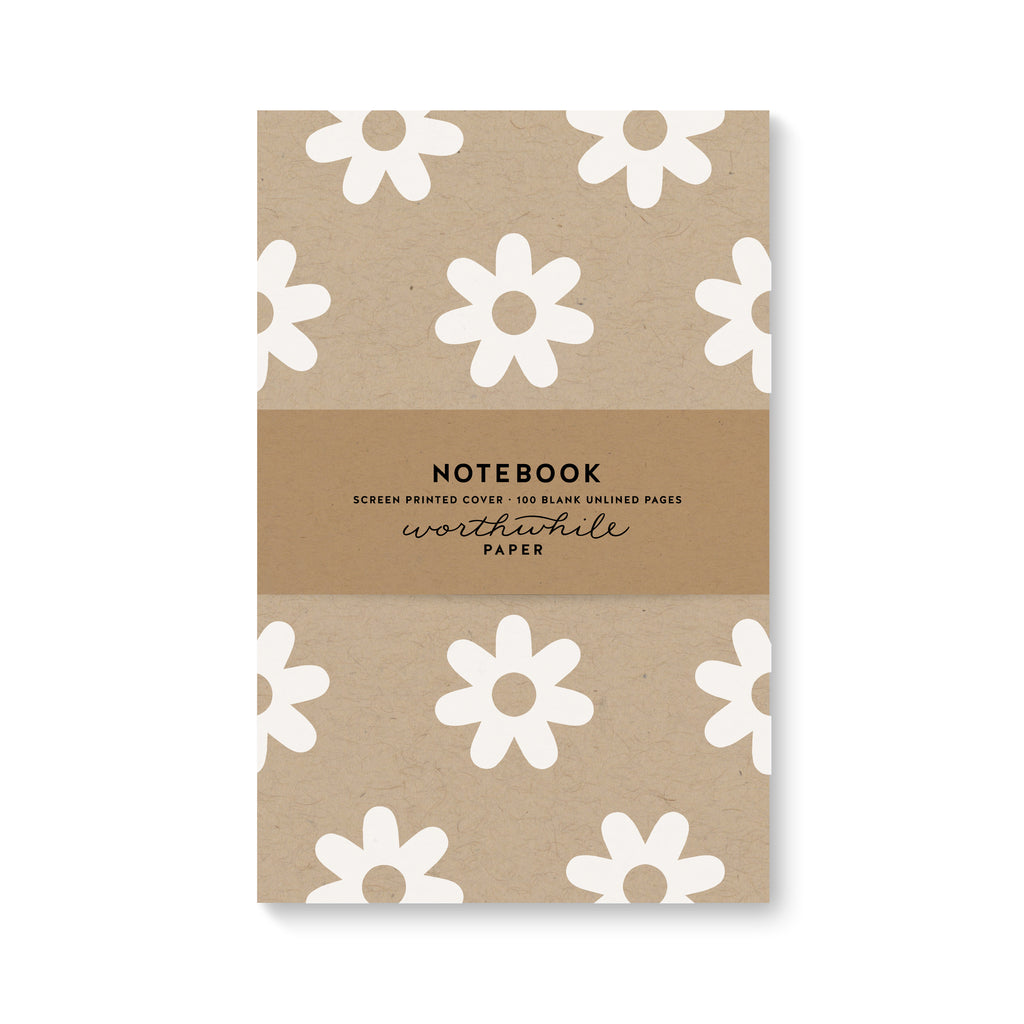 Patterned Notebook Paper Daisy Pattern Notebook – Worthwhile Paper