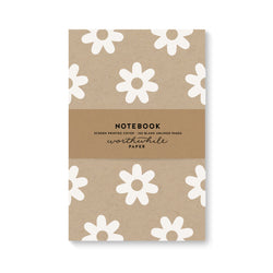 Daisy Pattern Notebook