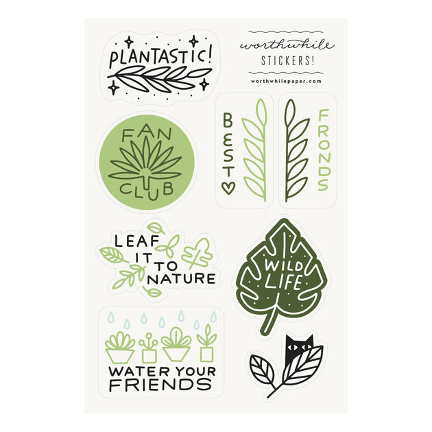 Plants Sticker Sheet Set
