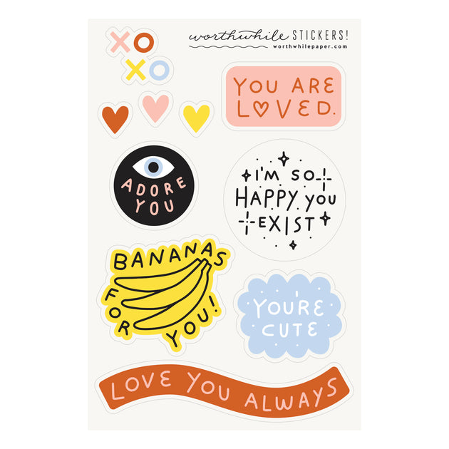 You Are Loved Sticker Sheet Set