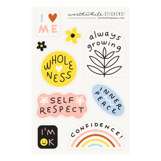 Self Love Sticker Sheet Set