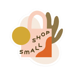 Shop Small Die Cut Sticker