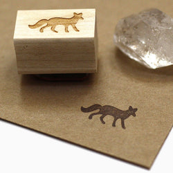 Fox Rubber Stamp