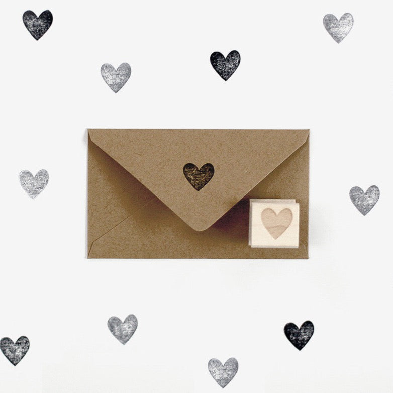 Mini Heart Stamp – Worthwhile Paper